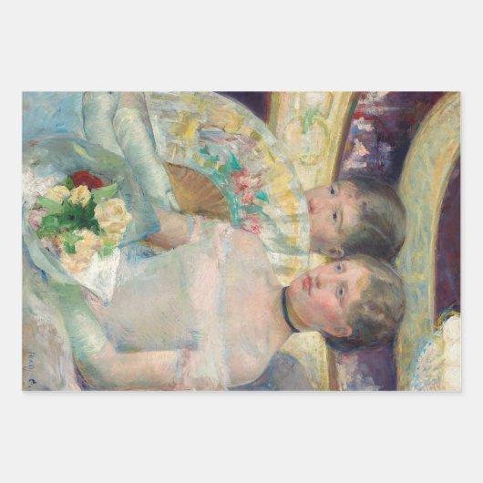 Mary Cassatt - Die Loge Geschenkpapier Set (Vorderseite)