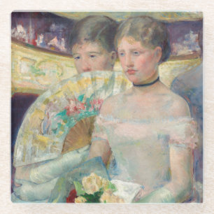 Mary Cassatt - Die Loge Glasuntersetzer