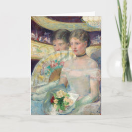 Mary Cassatt - Die Loge Karte