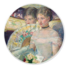 Mary Cassatt - Die Loge Keramikknauf