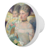 Mary Cassatt - Die Loge Keramikknauf (Rechts)
