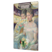 Mary Cassatt - Die Loge Klemmbrett (Links)
