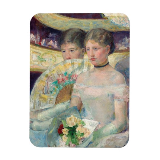 Mary Cassatt - Die Loge Magnet (Vertikal)