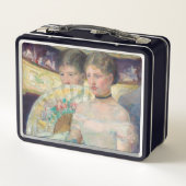 Mary Cassatt - Die Loge Metall Brotdose (Rückseite)