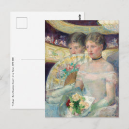 Mary Cassatt - Die Loge Postkarte