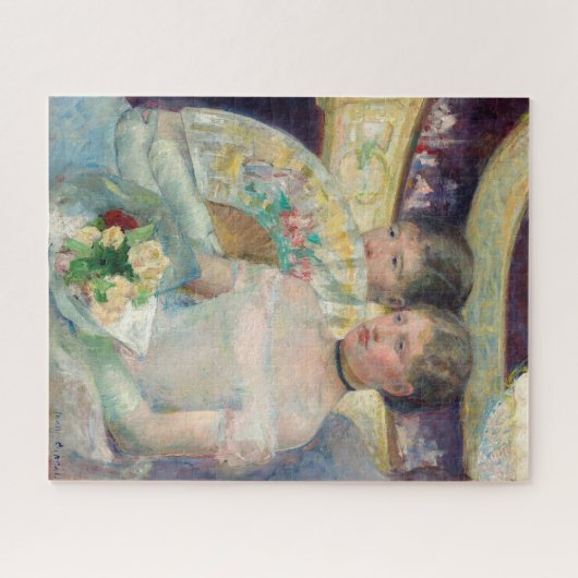 Mary Cassatt - Die Loge Puzzle (Horizontal)
