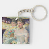 Mary Cassatt - Die Loge Schlüsselanhänger (Rückseite)