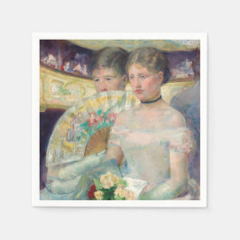 Mary Cassatt - Die Loge Serviette
