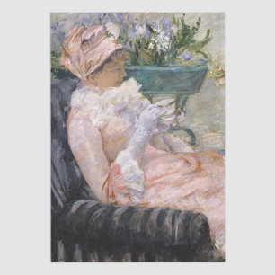Mary Cassatt - Die Tasse Tee Seidenpapier