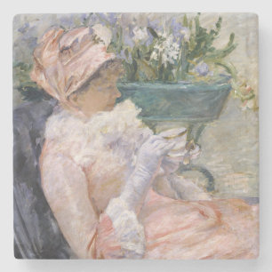 Mary Cassatt - Die Tasse Tee Steinuntersetzer