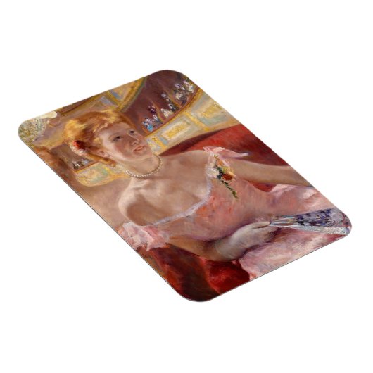 Mary Cassatt - Eine Frau mit Perlenschnur in einer Magnet (Rechte Seite)