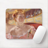 Mary Cassatt - Eine Frau mit Perlenschnur in einer Mousepad (Mit Mouse)