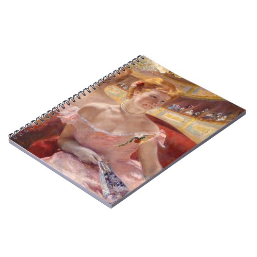 Mary Cassatt - Eine Frau mit Perlenschnur in einer Notizblock (Linke Seite)