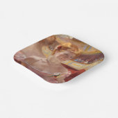 Mary Cassatt - Eine Frau mit Perlenschnur in einer Pappteller (Gewinkelt)