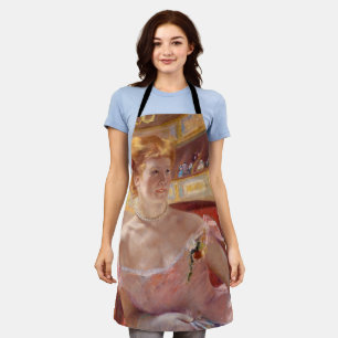 Mary Cassatt - Eine Frau mit Perlenschnur in einer Schürze