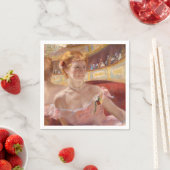 Mary Cassatt - Eine Frau mit Perlenschnur in einer Serviette (Beispiel)