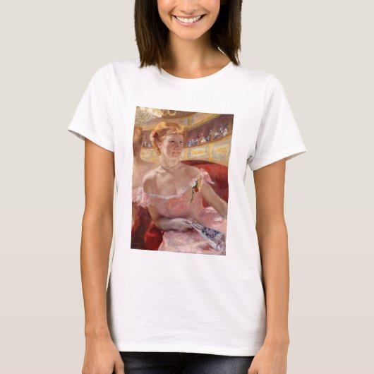 Mary Cassatt - Eine Frau mit Perlenschnur in einer T-Shirt (Vorderseite)