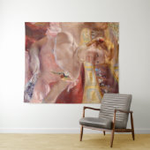 Mary Cassatt - Eine Frau mit Perlenschnur in einer Wandteppich (Beispiel (Horizontal))