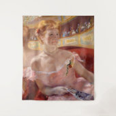 Mary Cassatt - Eine Frau mit Perlenschnur in einer Wandteppich (Vorderseite)