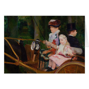Mary Cassatt - Eine Frau und ein Mädchen fahren