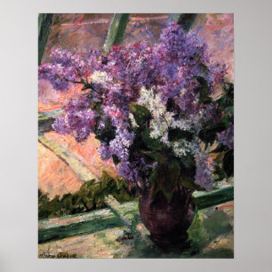 Mary Cassatt - Flieder in einem Fenster Poster