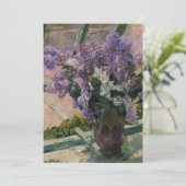 Mary Cassatt - Fliedern in einem Fenster Einladung (Stehend Vorderseite)