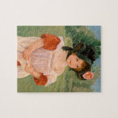 Mary Cassatt"Frühling: Margot stehend in einem Puzzle (Horizontal)