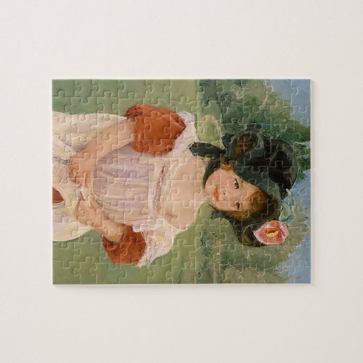 Mary Cassatt"Frühling: Margot stehend in einem Puzzle (Horizontal)
