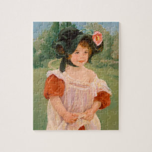Mary Cassatt"Frühling: Margot stehend in einem Puzzle