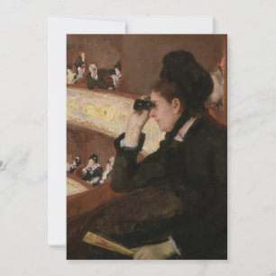 Mary Cassatt - In der Loge Einladung