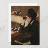 Mary Cassatt - In Loge Einladung (Vorne/Hinten)