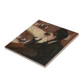 Mary Cassatt - In Loge Fliese (Seite)