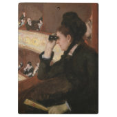 Mary Cassatt - In Loge Klemmbrett (Rückseite)