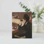 Mary Cassatt - In Loge Postkarte (Stehend Vorderseite)