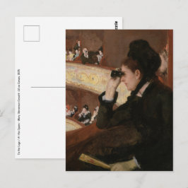 Mary Cassatt - In Loge Postkarte
