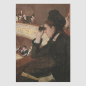 Mary Cassatt - In Loge Seidenpapier