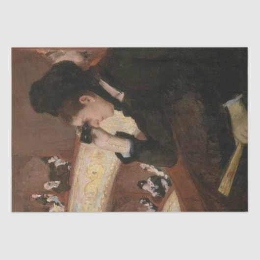 Mary Cassatt - In Loge Seidenpapier (Vorderseite)