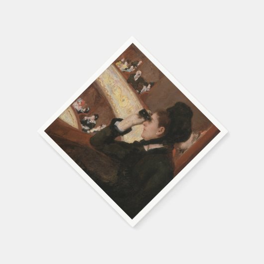 Mary Cassatt - In Loge Serviette (Ecke)