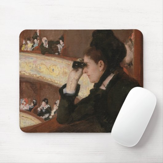 Mary Cassatt - In the Loge Mousepad (Mit Mouse)