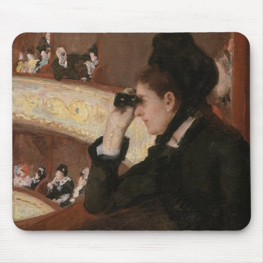 Mary Cassatt - In the Loge Mousepad (Vorne)