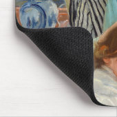 Mary Cassatt - Junge Mutter beim Nähen Mousepad (Ecke)