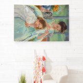 Mary Cassatt - Jungmütternähen Banner (InSitu)