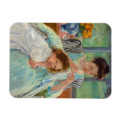 Mary Cassatt - Jungmütternähen Magnet (Horizontal)