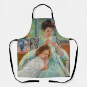Mary Cassatt - Jungmütternähen Schürze (Vorderseite)