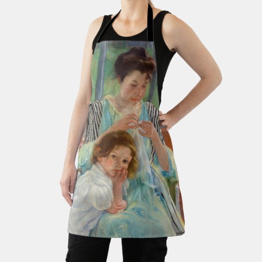Mary Cassatt - Jungmütternähen Schürze (InSitu)