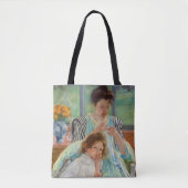 Mary Cassatt - Jungmütternähen Tasche (Vorderseite)