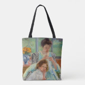 Mary Cassatt - Jungmütternähen Tasche (Rückseite)