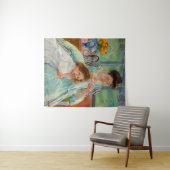 Mary Cassatt - Jungmütternähen Wandteppich (Beispiel (Horizontal))