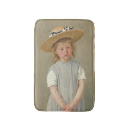 Mary Cassatt - Kind in einem Strohhut Badematte