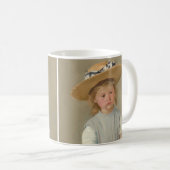 Mary Cassatt - Kind in einem Strohhut Kaffeetasse (VorderseiteRechts)